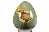 Polished Polychrome Jasper Egg - Madagascar #331729-1